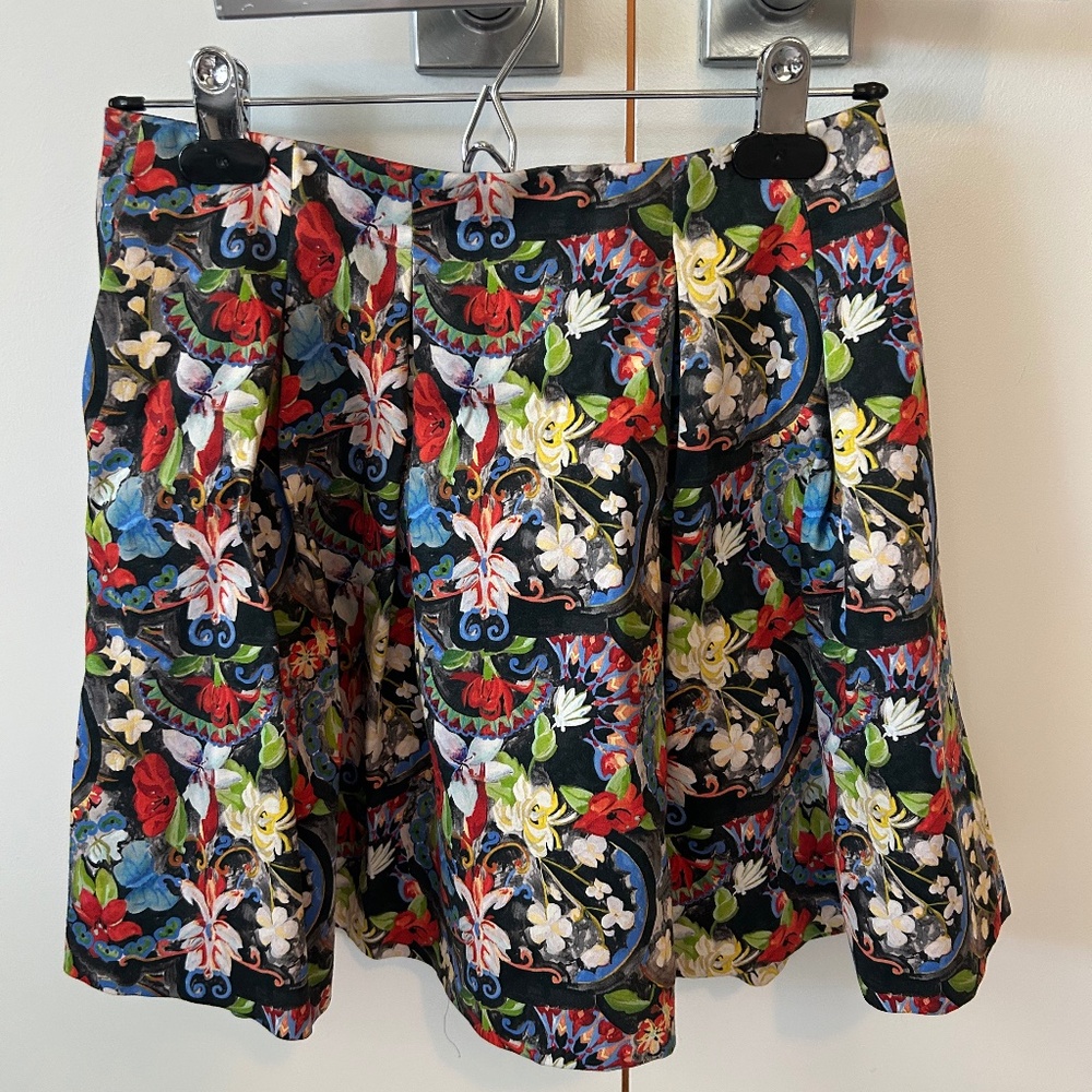 Alice + Olivia Floral Skirt